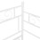 VidaXL vidaXL Pull-out Sofa Bed Frame White Metal Sleepover Occasional Guest Resting 20