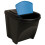 VidaXL vidaXL Stapelbare Mülleimer 3 Stk. Anthrazit 75 L 13