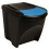VidaXL vidaXL Stapelbare Mülleimer 3 Stk. Anthrazit 75 L 11