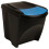 VidaXL vidaXL Stapelbare Mülleimer 4 Stk. Anthrazit 100 L 17