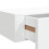 VidaXL vidaXL Wall-mounted Drawer Shelf White MDF Wall CabinetFloating Shelf Set 18