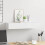 VidaXL vidaXL Wall-mounted Drawer Shelf White MDF Wall CabinetFloating Shelf Set 11