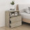 VidaXL vidaXL Bed Cabinet Sonoma Oak Bedside Side Table Storage Cabinet Nightstand 12