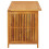 VidaXL vidaXL Solid Acacia Wood Garden Storage Box Entryway Patio Storage Bench Box 14