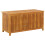 VidaXL vidaXL Solid Acacia Wood Garden Storage Box Entryway Patio Storage Bench Box 15