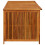 VidaXL vidaXL Solid Acacia Wood Garden Storage Box Pillow Blanket Box Hallway Bench 13