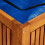 VidaXL vidaXL Solid Acacia Wood Garden Storage Box Pillow Blanket Box Hallway Bench 18