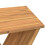 VidaXL vidaXL Solid Wood Teak Folding Stool Outdoor Garden Wooden Foldable Stool 14