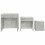 VidaXL vidaXL 3x Nesting Tables Concrete Grey Engineered Wood Living Room Side Table 9