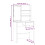 VidaXL (Concrete grey) vidaXL Dressing Table with LED Vanity Table Makeup Vanity Desk Cosmetic Table 14
