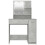 VidaXL (Concrete grey) vidaXL Dressing Table with LED Vanity Table Makeup Vanity Desk Cosmetic Table 15