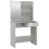 VidaXL (Concrete grey) vidaXL Dressing Table with LED Vanity Table Makeup Vanity Desk Cosmetic Table 17