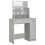 VidaXL (Concrete grey) vidaXL Dressing Table with LED Vanity Table Makeup Vanity Desk Cosmetic Table 12