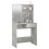 VidaXL (Concrete grey) vidaXL Dressing Table with LED Vanity Table Makeup Vanity Desk Cosmetic Table 13
