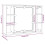 VidaXL vidaXL Spiegelschrank mit LED Sonoma-Eiche 76x15x55 cm 14
