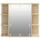 VidaXL vidaXL Spiegelschrank mit LED Sonoma-Eiche 70x16,5x60 cm 18