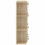 VidaXL vidaXL Spiegelschrank mit LED Sonoma-Eiche 70x16,5x60 cm 19