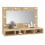 VidaXL vidaXL Spiegelschrank mit LED Sonoma-Eiche 90x31,5x62 cm 21