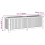VidaXL vidaXL Solid Acacia Wood Garden Storage Box Pillow Blanket Box Hallway Bench 12
