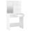VidaXL (White) vidaXL Dressing Table with LED Vanity Table Makeup Vanity Desk Cosmetic Table 17