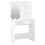 VidaXL (White) vidaXL Dressing Table with LED Vanity Table Makeup Vanity Desk Cosmetic Table 12