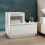 VidaXL (white, 2) vidaXL 1/2x Solid Wood Pine Bedside Cabinet Indoor Nightstand Multi Colours 20