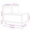 VidaXL (white, 2) vidaXL 1/2x Solid Wood Pine Bedside Cabinet Indoor Nightstand Multi Colours 14