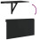 VidaXL (Black) vidaXL Folding Wall Table Office Bedroom Computer Writing Desk Multi Colours 14