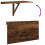VidaXL (Smoked oak) vidaXL Folding Wall Table Office Bedroom Computer Writing Desk Multi Colours 14
