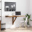 VidaXL (Smoked oak) vidaXL Folding Wall Table Office Bedroom Computer Writing Desk Multi Colours 9