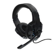 Wired Gaming Headset I3000 Computer Headphone Mic Stretchable Earpiece Luminous Design for Gaming