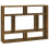 VidaXL (smoked oak) vidaXL Wall Shelf Wall-Mounted Shelf Storage Display Rack Engineered Wood 8
