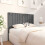 VidaXL (grey, 125.5 x 4 x 100 cm) vidaXL Bed Headboard Home Bedroom Decorative Bed Header Panel Solid Wood Pine 9