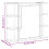 VidaXL vidaXL Spiegelschrank mit LED Braun Eichen-Optik 70x16,5x60 cm 14