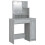 VidaXL (Grey sonoma) vidaXL Dressing Table with LED Vanity Table Makeup Vanity Desk Cosmetic Table 13