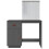 VidaXL (Grey) vidaXL Solid Wood Pine Dressing Table with LED Home Vanity Desk Multi Colours 16