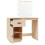 VidaXL (Brown) vidaXL Solid Wood Pine Dressing Table with LED Home Vanity Desk Multi Colours 18
