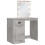 VidaXL (concrete grey) vidaXL Dressing Table with LED Lights Makeup Table Vanity Desk Cosmetic Table 12