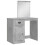 VidaXL (concrete grey) vidaXL Dressing Table with LED Lights Makeup Table Vanity Desk Cosmetic Table 13
