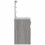 VidaXL (grey sonoma) vidaXL Dressing Table with LED Lights Makeup Table Vanity Desk Cosmetic Table 16