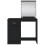 VidaXL (black) vidaXL Dressing Table with LED Lights Makeup Table Vanity Desk Cosmetic Table 15
