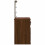 VidaXL (brown oak) vidaXL Dressing Table with LED Lights Makeup Table Vanity Desk Cosmetic Table 16