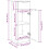 VidaXL (White) vidaXL Bathroom Cabinet Engineered Wood Vanity Unit Cupboard Multi Colours 16