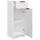 VidaXL (White) vidaXL Bathroom Cabinet Engineered Wood Vanity Unit Cupboard Multi Colours 13