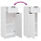 VidaXL (White) vidaXL Bathroom Cabinet Engineered Wood Vanity Unit Cupboard Multi Colours 15