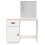 VidaXL (White) vidaXL Solid Wood Pine Dressing Table with LED Home Vanity Desk Multi Colours 16