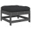 VidaXL vidaXL Garden Footstools Footrest with Cushions 2 pcs Grey Solid Wood Pine 16