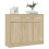 VidaXL (sonoma oak) vidaXL Sideboard Storage Cabinet Side Board Highboard Cupboard Engineered Wood 13