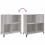 VidaXL (grey sonoma) vidaXL Record Cabinet Sideboard Side Cabinet Engineered Wood 16