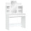VidaXL (white) vidaXL Dressing Table Makeup Vanity Desk Cosmetic Table with LED Lights Black 12